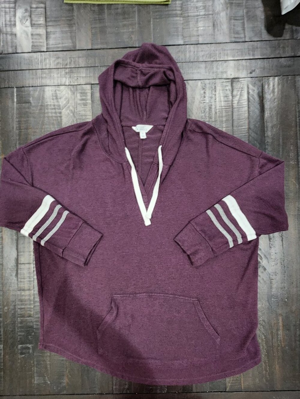 MARKET & SPRUCE PULLOVER HOODIE WOMEN'S TOP WITH POCKETS-SIZE 1X-EUC